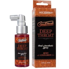 GoodHead Deep Throat Spray Sexy Cinnamon 2oz