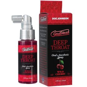 GoodHead Deep Throat Spray Wild Cherry 2oz