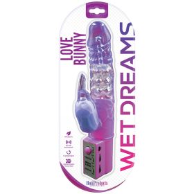 Wet Dreams Love Bunny Purple 9.5