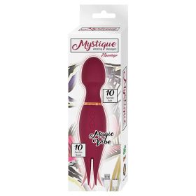Mystique Vibrating Massagers Magic Wand Eggplant