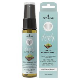 Sensuva Deeply Love You Throat Relaxing Spray Chocolate Mint 1oz