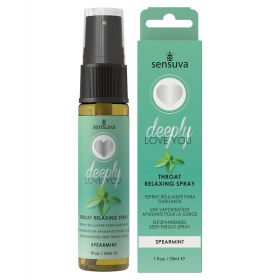 Sensuva Deeply Love You Throat Relaxing Spray Spearmint 1oz