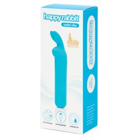 Happy Rabbit Rechargeable Bullet (Option: Blue)