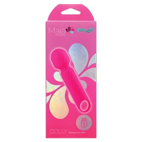 Maia Vibelite Dolly Rechargeable Silicone Mini Wand (Option: PINK)